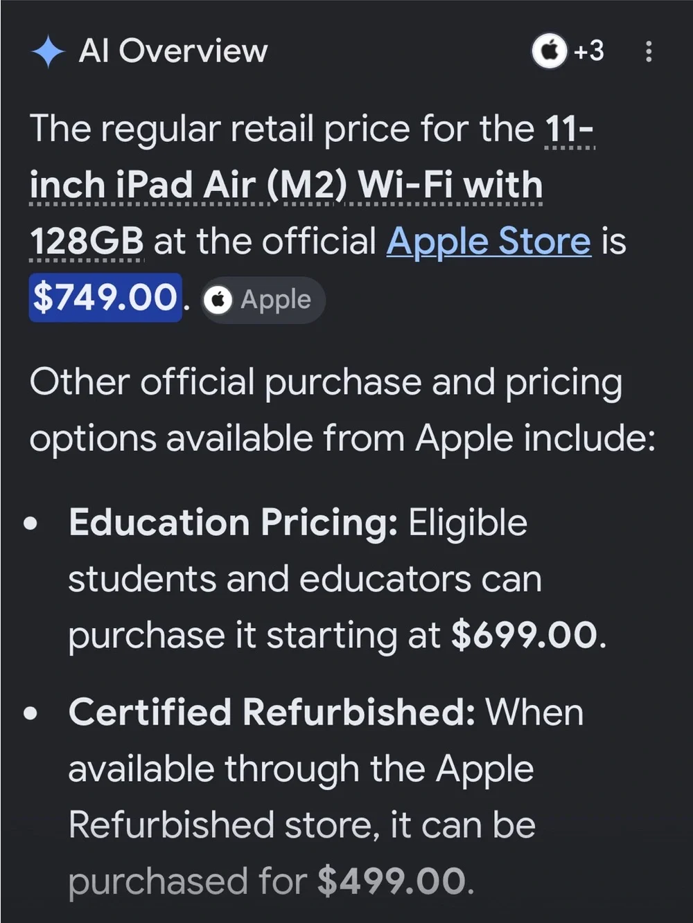 EEUc iPad Air 11 inch M2 with Apple Magic Keyboard HAS APPLECARE - WiFi only